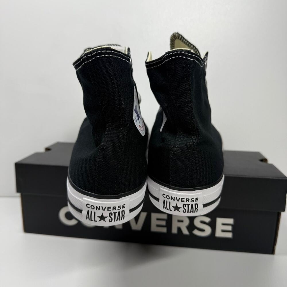 NIB • Chuck Taylor All Star HI Canvas BlackSize: Men’s 10 / Women’s 12 - Picture 5 of 6